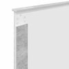 vidaXL Gultas rāmis Betona pelēks 100 x 200 cm Ciets priedes koks
