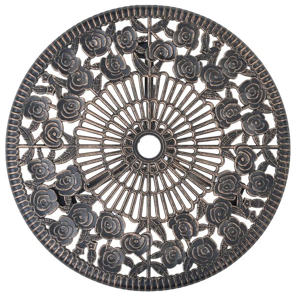 vidaXL 3-daļīgs bistro mēbeļu komplekts, liets alumīnijs