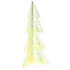 vidaXL Ziemassvētku eglīte 160 LED Silti balts 150 cm PET