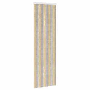 vidaXL Kukaiņu aizkars no &scaron;enila Pelēks un bē&scaron;s 56 x 185 cm 100% PP