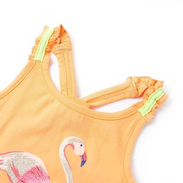 Bērnu tops, spilgti oranžs, 116