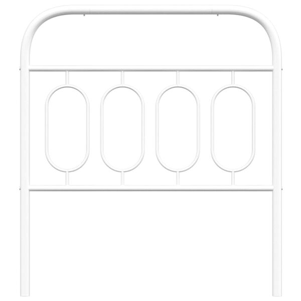 vidaXL rezerves galvgalis, metāls, balts, 80 cm