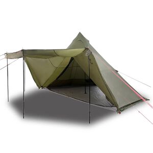 vidaXL ģimenes telts, tipi, 8 personām, olīvu zaļa, ūdensnecaurlaidīga
