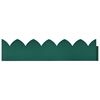 vidaXL zāliena apmales, 10 gab., zaļas, 65x15 cm, PP