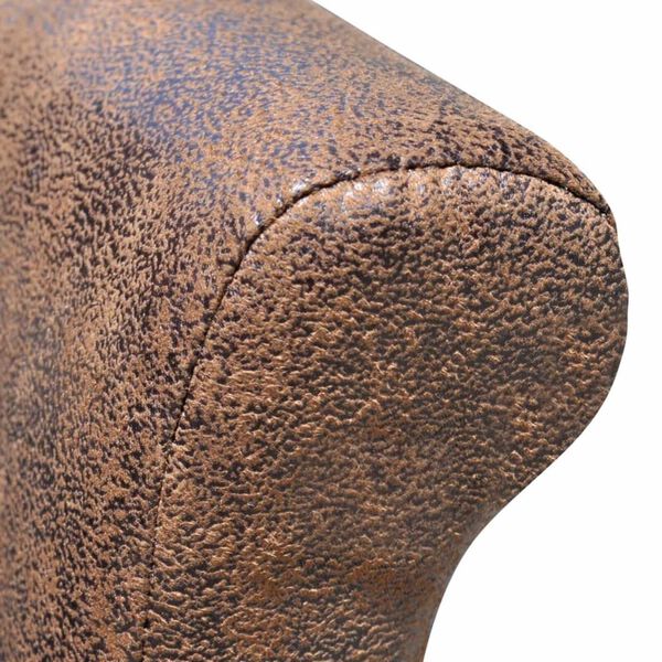 vidaXL virtuves krēsli, 4 gab., brūna mākslīgā āda