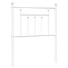vidaXL rezerves galvgalis, balts, metāls, 75 cm