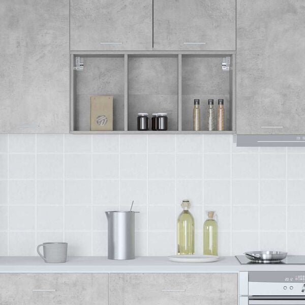 vidaXL Piekarams skapītis Betona pelēks 40 x 29,5 x 80 cm