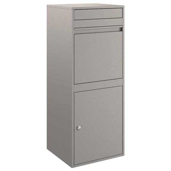 vidaXL Paku nodo&scaron;anas kaste Rūsa 41 x 38 x 103 cm Novecināts tērauds