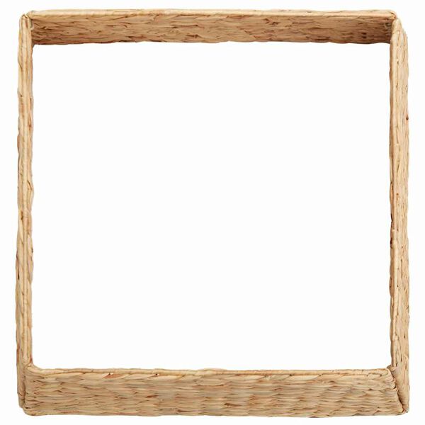 vidaXL Ziemassvētku koka apmale Brūna 60 x 60 x 28 cm Ūdens hiacintes