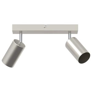 vidaXL Griestu prožektors Niķelis 26 x 6 x 16 cm Metāls