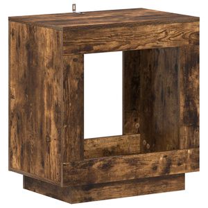vidaXL Sānu galds Kūpināts ozols 60 x 40 x 65 cm Inženierijas koks