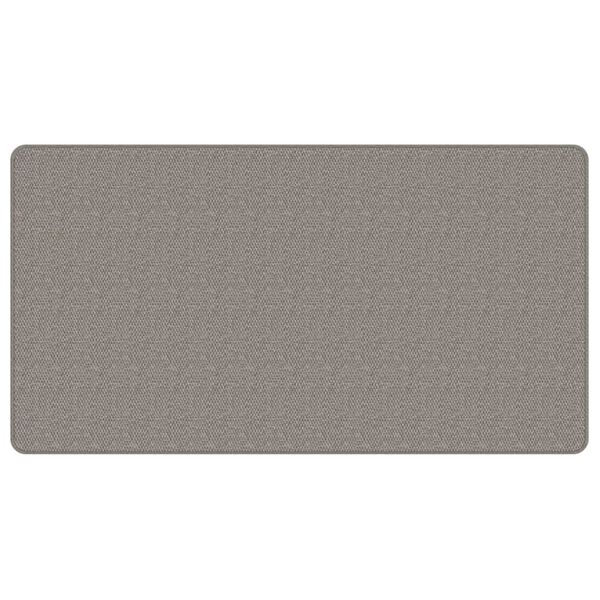 vidaXL paklājs, sizala izskats, sudraba krāsa, 80x150 cm