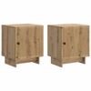 vidaXL Nakts skapītis 2 pcs Artisan Ozols 43 x 34,5 x 50 cm