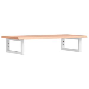 vidaXL izlietnes plaukts, stiprināms pie sienas, tērauds, ozola koks