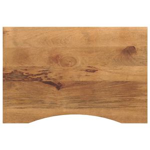 vidaXL galda virsma ar izliekumu, 100x50x2,5 cm, mango masīvkoks