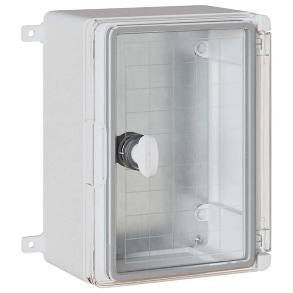 vidaXL Kontroles skapītis Pelēka 18 x 13 x 24 cm ABS plastmasa