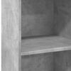 vidaXL augstais skapītis betona pelēks 50x41x124 cm inženierijas koks