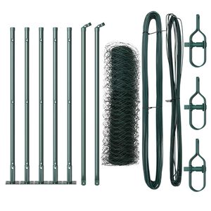 vidaXL Žoga āķis Zaļa