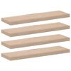 vidaXL sienas plaukti, 4 gab., 80x23,5x4 cm, inženierijas koks