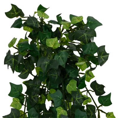 vidaXL mākslīgie augi, nokareni, 12 gab., 339 lapas, 90 cm, zaļi