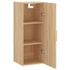 vidaXL sienas skapītis, 34,5x34x90 cm, ozolkoka krāsa