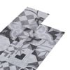 vidaXL Pa&scaron;līmējo&scaron;as PVC grīdas dēļi Pelēks raksts 30,5 x 61 cm 28 gab.