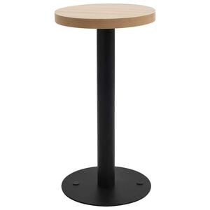 vidaXL bistro galds, gai&scaron;i brūns, 40 cm, MDF