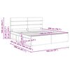 vidaXL Gultas rāmis Betons 180 x 200 cm Ciets priedes koks