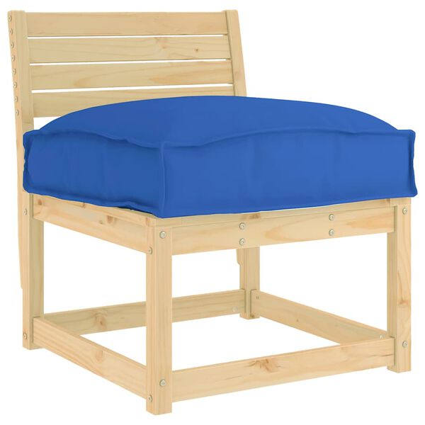 vidaXL Spilvens Karaliski zils 60 x 40 x 8 cm Oksforda audums