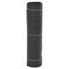 vidaXL augsnes pārsegs, melns, 0,5x25 m, PP
