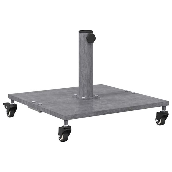 vidaXL Saulessarga pamatne Tumši pelēks koka izskats 45 x 45 x 31,5 cm