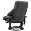 vidaXL TV masāžas krēsls, pelēka mākslīgā āda