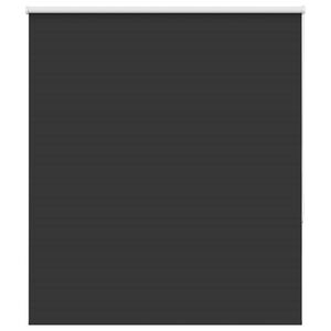 vidaXL Rullo žalūzija Blackout Black 130x175 cm Auduma platums 126,6cm