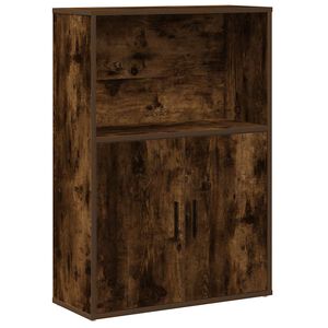 vidaXL grāmatu plaukts, ozola krāsa, 60x24x85 cm, inženierijas koks