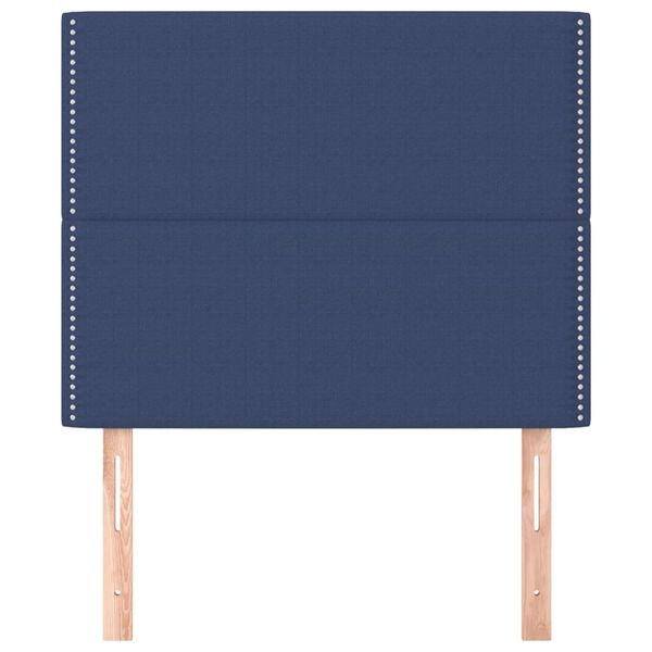 vidaXL galvgalis, zils, 100x5x118/128 cm, audums