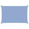 vidaXL Saulessargs Zila un balta 4 x 7 m HDPE