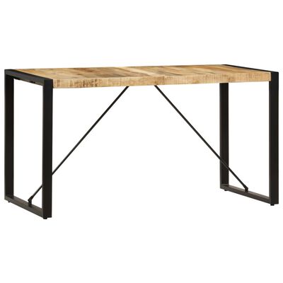 vidaXL virtuves galds, 140x70x75 cm, mango masvīkoks