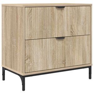 vidaXL Naktsgaldiņ&scaron; Sonomas ozola 63.5 x 36 x 61 cm Inženierijas koks