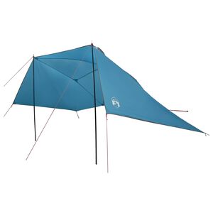 vidaXL Auto telts Zila 308 x 215 x 220 cm Poliesters un tērauds