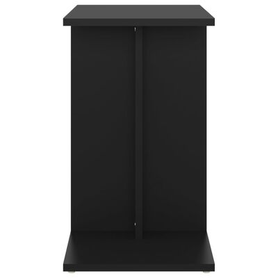 vidaXL galdiņš, melns, 50x30x50 cm, skaidu plāksne