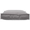 vidaXL Spilvens Pelēka 70 x 70 x 12 cm Oksforda audums