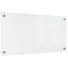vidaXL Virtuves aizsargpaneļi Caurspīdīgs 80 x 40 cm rūdīts stikls