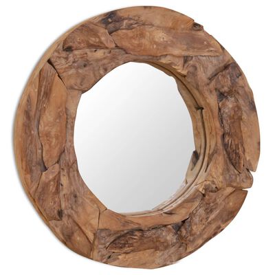 vidaXL dekoratīvs spogulis, 60 cm, apaļš