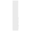 vidaXL augstais skapītis, balts, 29,5x34x119,5 cm, inženierijas koks