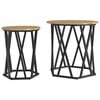 vidaXL Kafijas galdiņ&scaron; 2 pcs Artisānā ozols 50 x 50 x 50 cm