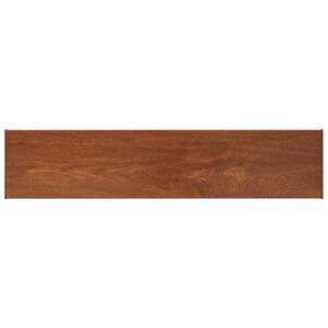 vidaXL Logu palodze Brūna koks 160 x 35 x 4,5 cm PVC