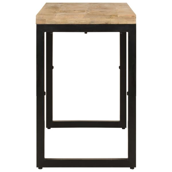 vidaXL virtuves galds, 110x50x76 cm, mango masīvkoks