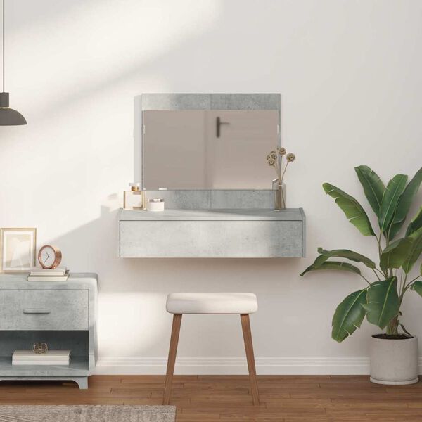 vidaXL Dressing galds Pelēka 83 x 40 x 70 cm Inženierijas koks