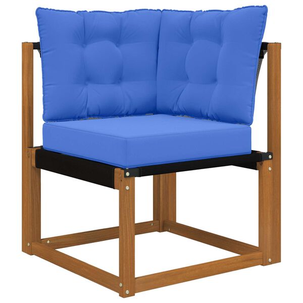 vidaXL Āra dīvāna spilvens 3 pcs Tirkīzzila Poliesters