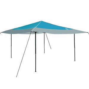 vidaXL Nojumes telts 395 x 395 x 251 cm Zila audums